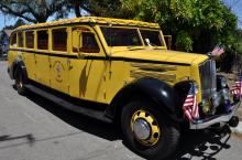 1934 Yellowstone tour bus